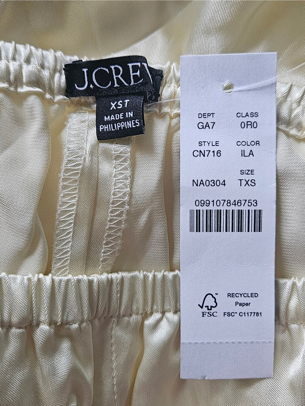 J.Crew Cosmo Pant in Luster Charmeuse - Picture 9 of 10